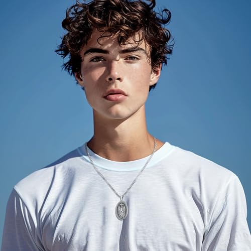 Eusense Lilith Necklace for Women Men Ankh Eye of Horus Necklace 925 Sterling Silver Sigil of Lilith Pendant Lilith Triple Moon Goddess Gold Arrowhead Evil Eye Ankh Cross Pendant Egyptian Jewelry 6