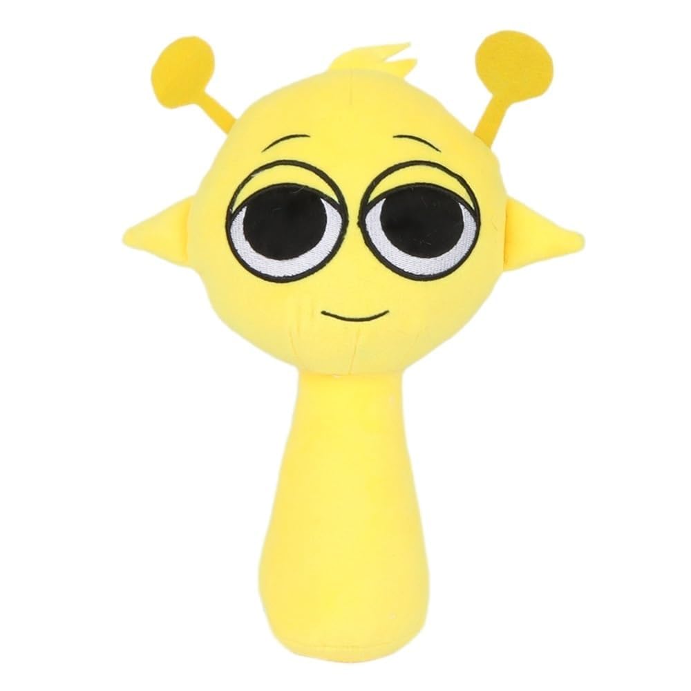 RDCIRP Sprunki Plush Toy, Cute Stuffed Anime Wenda Plushies Figure Doll, Soft Cartoon Horror Game Sprunki Plushie Pillow for Fans Boys Girls Adults Gifts(H)