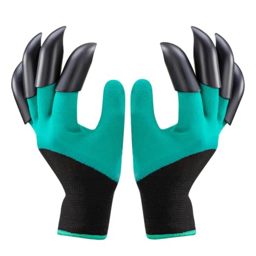 PLAXIARY Claw Gardening Gloves with Claws for...
