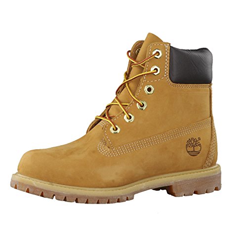Timberland Women's 6-Inch Premium Boot,Wheat Nubuck,6 D US