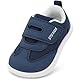 STQ KIDS Barfussschuhe Kinder Breite Leicht Turnschuhe Jungen Barfußschuhe Kleinkind Sneaker Kinderschuhe Sportschuhe Draußen Schuhe Navy 24 EU/T7 Weit