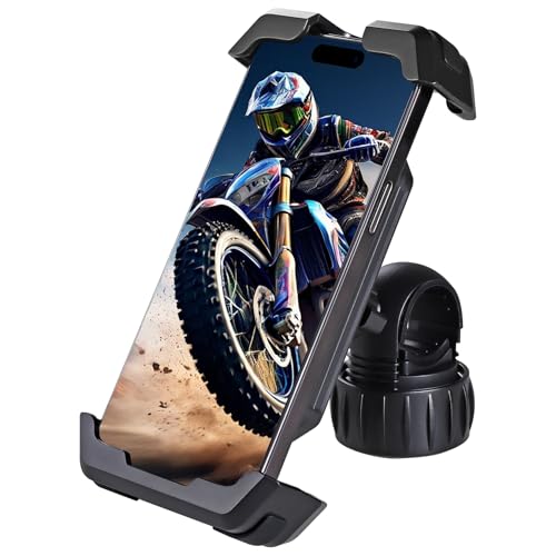 Motorcycle Phone Mount Holder,Bike Phone Holder Handlebar,Motorcycle Handlebar Phone Mount,Bicycle Phones Holder for Samsung Galaxy S25 Ultra/S25/S24+/S23/S22+/S21,Z Fold 6/5/4,A14/A15/A16,Moto,Pixel