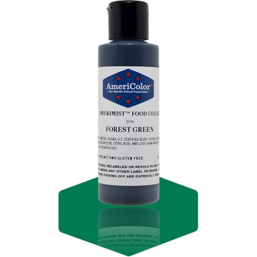 AmeriColor AmeriMist Forest Green Airbrush Food Color, 4.5 oz