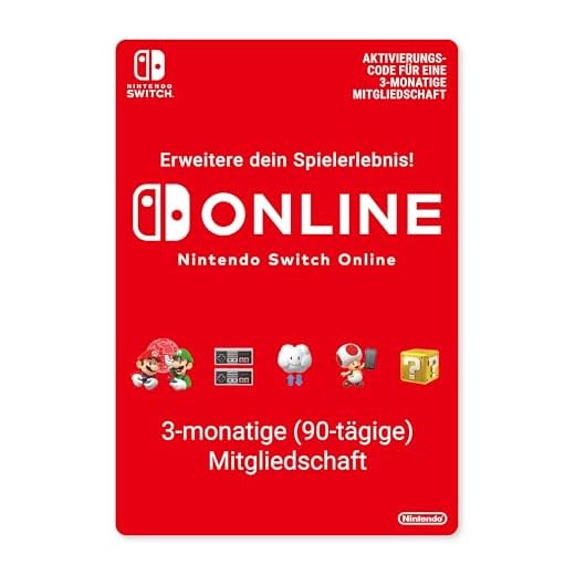 Nintendo Switch Online Mitgliedschaft - 3 Monate | Switch Download Code