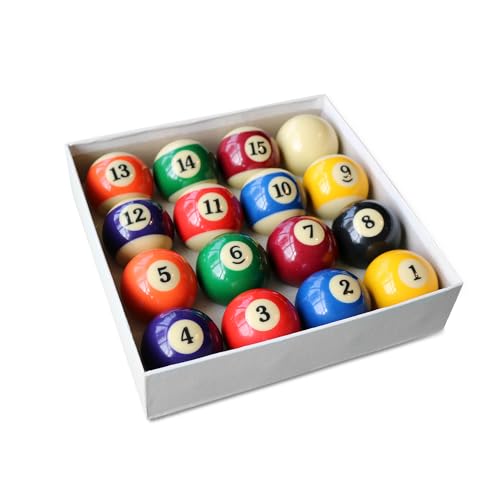Jogo De Bolas Profissional Sinuca Bilhar Faixadas 54mm Padrão Snooker Br (7Ball®)