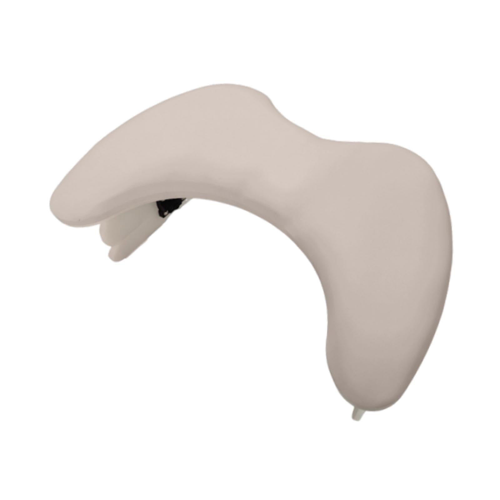 Cuscino per Manicure Poggiapolso per Unghie Poggiabraccio Ergonomico Cuscino U Regolabile in PU Impermeabile Duraturo E Pratico Adatto a Salone di Bel, Cachi Senza Staffa
