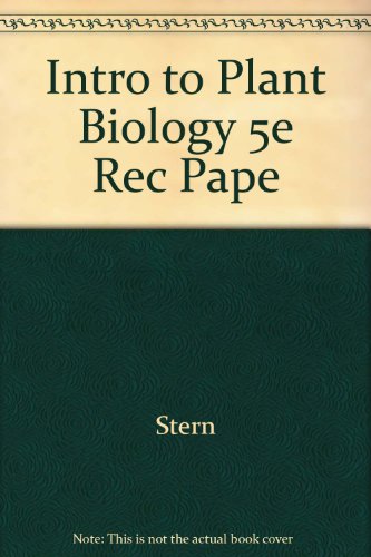 Intro to Plant Biology 5e Rec Pape 0697137538 Book Cover