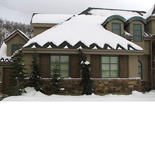 H&G lifestyles Roof Snow De-Icing Kit Self-Regulating-Plug-in Ready Heat Cable 80 feet 8 Watts Per Foot