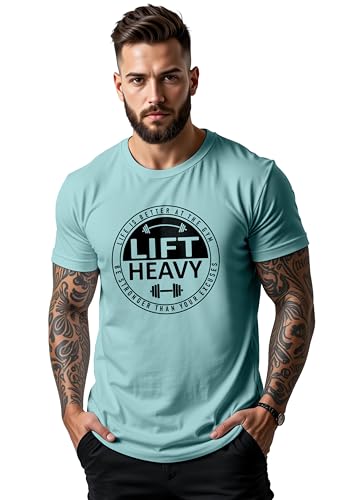 Image of Peppyzone Men's Regular Fit Gym Workout T Shirt for Men