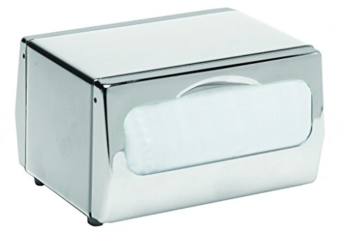 San Jamar H4001XC Chrome Fullfold Table-Top Napkin Dispenser