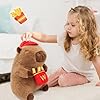 Ponjauk French Fries Capybara Plush 13.7inch, Cute French Fry Capybara Stuffed Animal Giant Capibara Plushies Pillow Toy Gifts for Boys Girls Kids #1