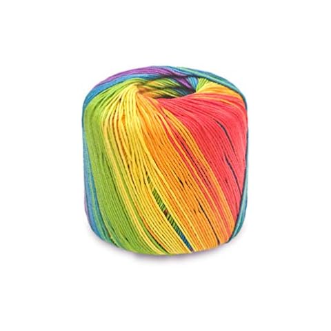 Exceart Colour Gradient Cotton Yarn Roll Cover