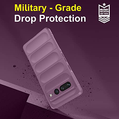 Image of Amazon Brand - Solimo Mobile Cover for Google Pixel 7 Pro 5G (Silicone Lavender)