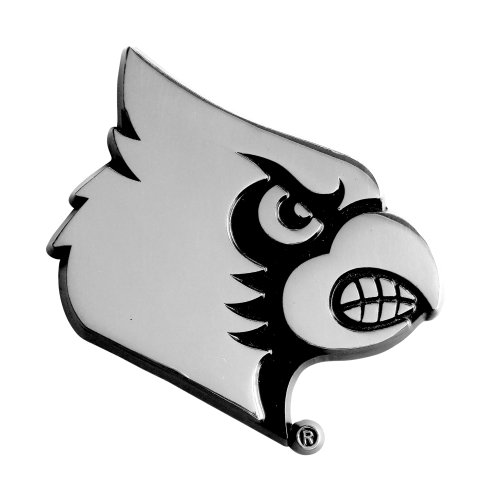 FANMATS NCAA University of Louisville Cardinals Chrome Team Emblem