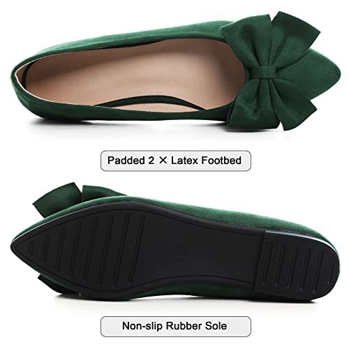 Image of Dear Time Women's Ballet Flats Dress Ballet Shoes Slip on for Office Work Comfortable Shoes
