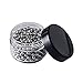 800 PCS Perlas Limpiadoras de Acero Inoxidable, Perlas de Limpieza Reutilizables, Bola de Limpieza duraderas de 3 mm para Jarras,Botellas, Cristalería, Floreros Termos, Garrafas