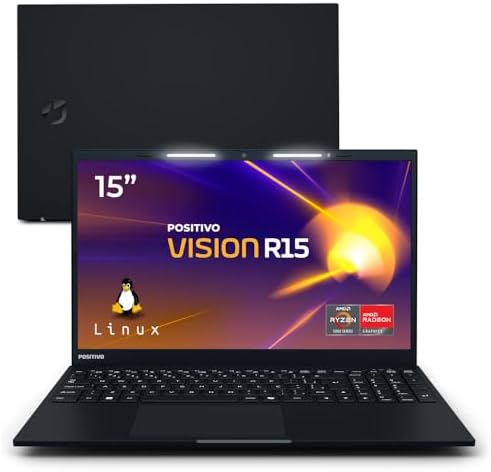 Notebook Positivo Vision R15 Lumina Bar, AMD Ryzen 5 8GB 256GB, T...