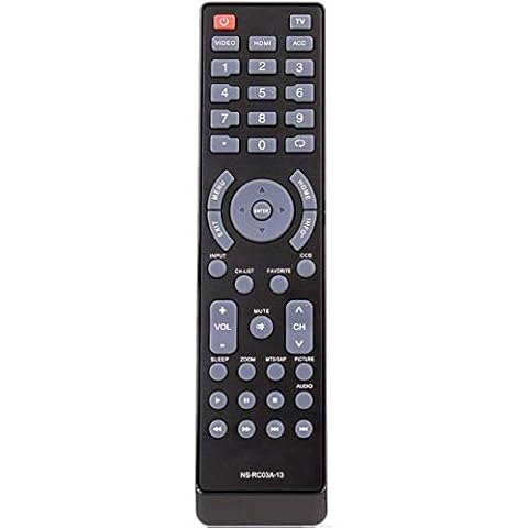 ALLIMITY NS-RC03A-13 Ersatz für Insignia TV NS32L240A13 NS-55E480A13 NS-39L240A13 NS-32E320A13 NS-32L240A13; NS-46E480A11 3 NS-3 2L120A13 NS-42E470A13 NS-D150A13 NS-29L120A13 Cover