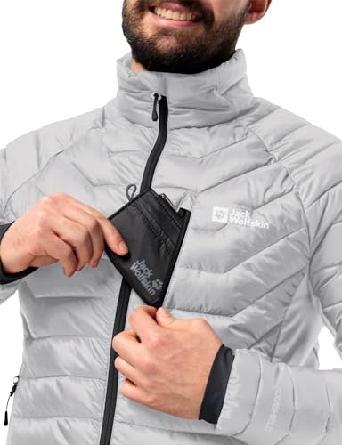 Jack Wolfskin Herren Routeburn Pro Ins Jkt M, Aurora Blue, S EU – Ansicht 3