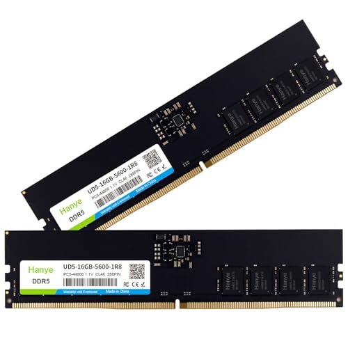 fXNgbvPCp PC5-44800(DDR5-5600) 32GB(16GBx2) DIMM Hanye 1.1V CL46 288PIN UD5-16GB-5600-1R8 K㗝Xi
