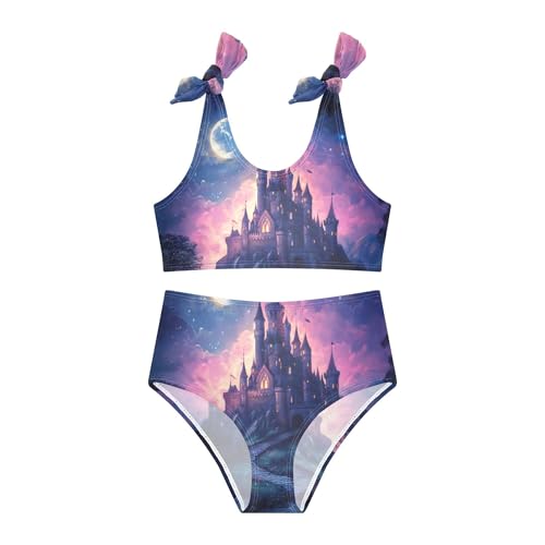 Night Castle Star Forest Girls Bikini Sets 2 Piece Swimsuits Bathing Suit Swimwear3