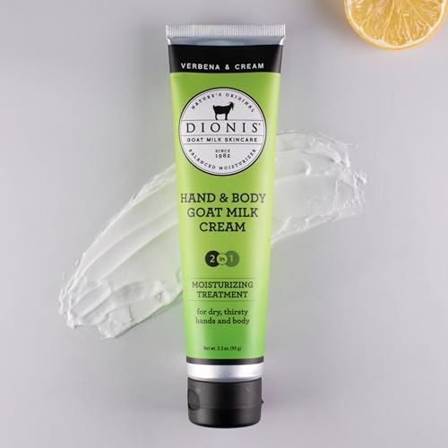 Dionis C33103-3 Goat Milk Skincare 3.3 Oz Verbena & Cream Hand & Body Cream - Travel Size Hand Lotion thumb #3
