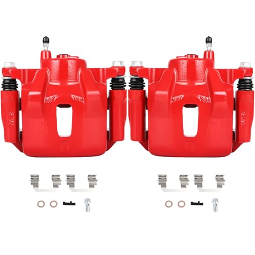 Image of SCITOO 19B2698 19B2699 Front Left & Right Disc Brake Calipers Assembly w /Bracket For Pontiac For Vibe 2003-2008,For Toyota For Corolla 2003-2008,For Toyota For Matrix 2003-2008 Driver & Passenger Side