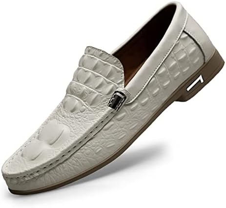 AQQWWER Chaussures habillées pour Hommes Men’s Leather Flats Brand… AQQWWER Chaussures habillées pour Hommes Men’s Leather Flats Brand…