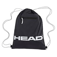 HEAD Unisex-Adult Tour Gym Sack Sporttasche, Schwarz/Weiẞ, One Size