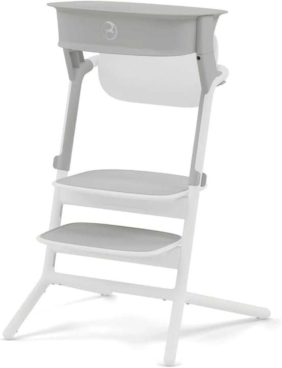 Gold Lemo Learning Tower High Chair Set, Suede Grey