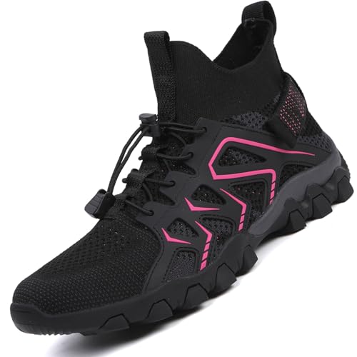 VTASQ Wanderschuhe Herren Damen Trekkingschuhe Leichte Outdoor Sneaker atmungsaktiv Bergschuhe rutschfeste Schuhe Straßenlaufschuhe Sportschuhe für Camping Reisen Unisex Schwarze Rose 38 EU VTASQ Wanderschuhe Herren Damen Trekkingschuhe Leichte Outdoor Sneaker atmungsaktiv Bergschuhe rutschfeste Schuhe Straßenlaufschuhe Sportschuhe für Camping Reisen Unisex Schwarze Rose 38 EU