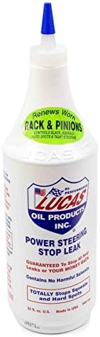 Lucas Oil Productos LUC10011 Fuga de tope de dirección asistida, 32 onzas líquidas, 1 paquete