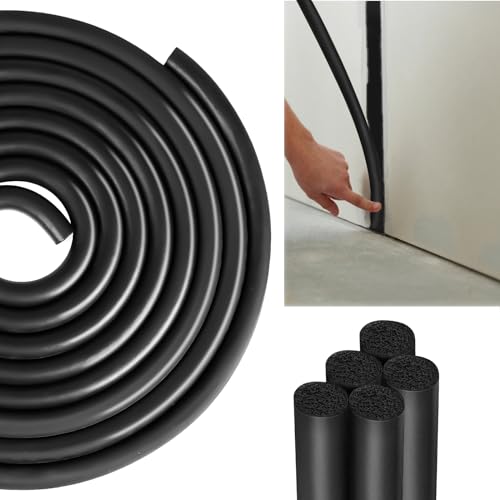 Image of Backer Rod 1 /2 Inch Rubber Caulk Saver,Foam Backer Rod for Gaps and Joints,Concrete Expansion Joint Filler,19.6 feet Length