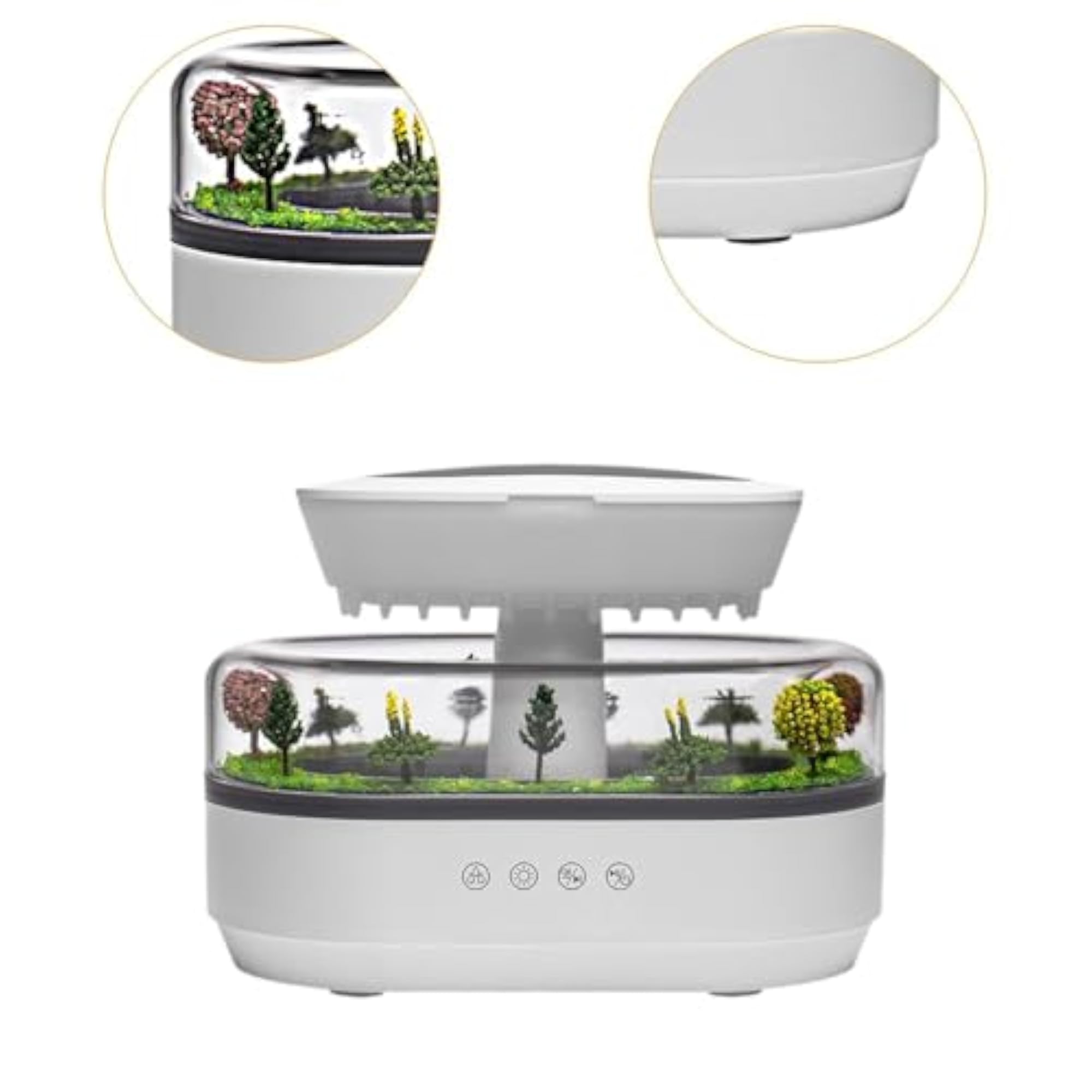 Raindrop Humidifier Aroma Diffuser for Home Office, Multicolor