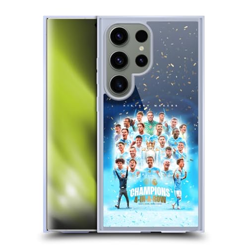 Coque MagSafe Manchester City Galaxy S24 Ultra en gel antichoc