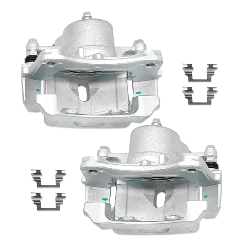 Image of 2 Pcs Front Brake Calipers w /Bracket Fit for 2004-2012 Chevrolet Malibu, 2005-2010 Pontiac G6 Solstice, 2007-2009 Saturn Aura Sky, Disc Brake Caliper Replace for 18B4910A 18B4911A