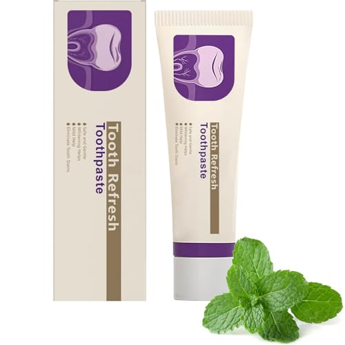 Pasta Dental Nature Tooth Refresh, Pasta Dental con Hidroxiapatita, Protección del Esmalte y Fortalecimiento, Blanqueadora, Cuidado Suave, para Dientes Sensibles (1pc)