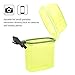 Cyrank Diving Dry Box, Transparent Diving Kayak Sailing Gear Holder Underwater Waterproof Protective Phone Case with Rope Hook for Surfing (Yellow)