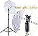 FOTYRIG Camera Speedlite Flash Stand Bracket Umbrella Mount Holder Shoe Mount Compatible with Nikon Pentax Olympus Nissin Metz and Other Speedlite Flashes E Type-2 Pack
