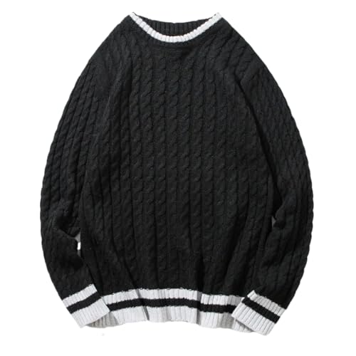 Men's Turtleneck Sweater Youth Overcoat for Male Long-Sleeved Solid-Colored Sweater Clothing Garment