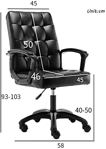 Chaise de bureau ergonomique en cuir synthétique finitions soignées - 3