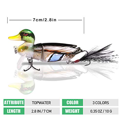 image for TRUSCEND Fishing Lures for Bass, Fishing Plugs Multi Jointed Swimbait,