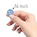 Blue Bar Mitzvah Mazel Tov Candy Favor Labels - 180 Stickers