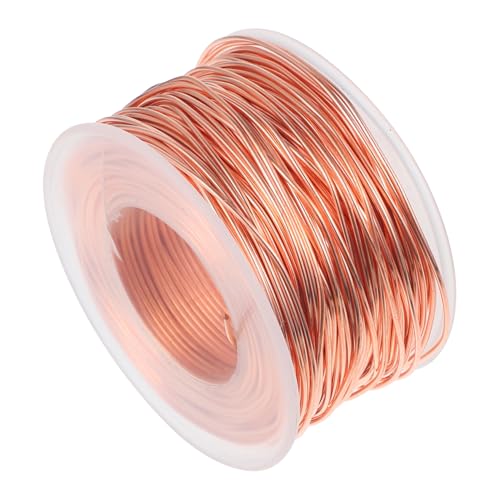NAMOARLY 40m Long Pure Copper Wire for DIY Crafts Gardening Antennas and Jewelry