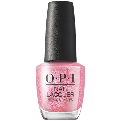 OPI Nail Lacquer Pixel Dust | Opaque Light Pink Shimmer Chip Resistant Nail Polish | Xbox Collection