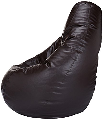 Image of Amazon Brand - Solimo XL Bean Bag Cover Without Beans (Brown)