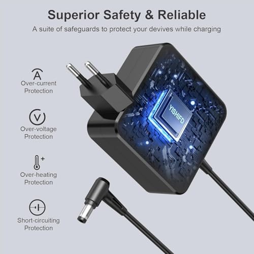 Image of WeFly 65W 19V 3.42A 5.5mm x 2.5mm Laptop Adapter Charger for Asus F550C X554L A53S F555L F550L F554 F552L F751L F751S X550C X551C X552C X55A R752L R520U AC Adapte AD888 3020 W15-065N1B EXA1208EH