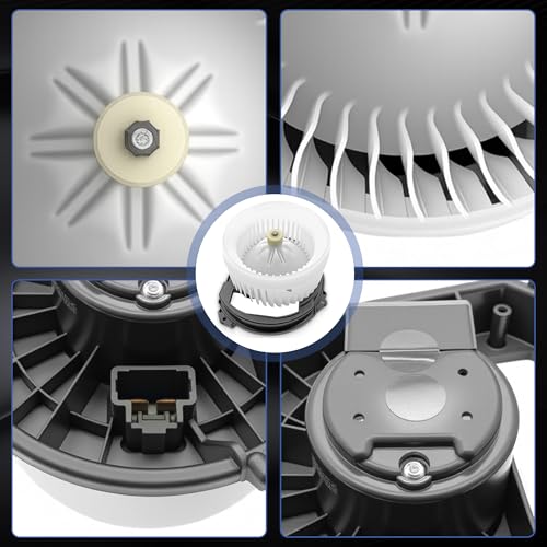 Image of PartsFlow 700293 HVAC Blower Motor with Fan Compatible With 2014-2023 Jeep Cherokee 2.4L /2.0L /3.2L 2015-2017 Chrysler 200 2.4L /3.6L 615-00712 68223053AC