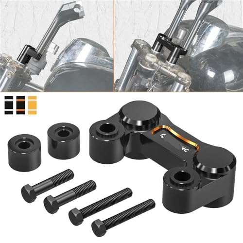 Guidon riser premium pour FLHR Road King et Road Glide, finition moto luxe - 2
