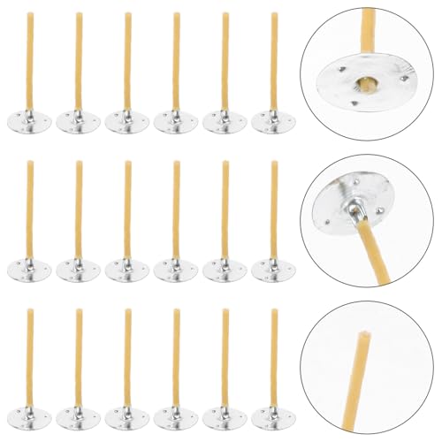 100 mechas para velas de fibra natural trenzada miniatura 3